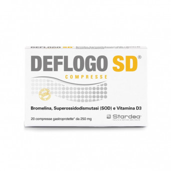 Deflogo SD 20 tablets Promotes the drainage of body fluids and the functionality of the microcirculation