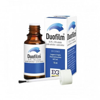 Duofilm collodio 15 ml Indicato nel trattamento topico di verruche, calli e duroni.