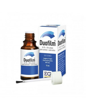 Duofilm collodio 15 ml Indicato nel trattamento topico di verruche, calli e duroni.