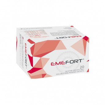 Emefort 20 bustine Integratore alimentare a base di ferro, vitamina C, zinco ed acido folico.