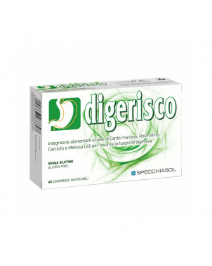 Digerisco 45 compresse Integratore alimentare a base di erbe officinali per favorire la digestione