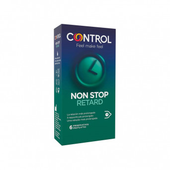 Control non stop retard profilattico 6 pezzi Preservativo per un rapporto sessuale più prolungato