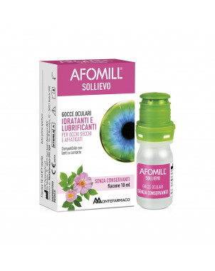 Afomill sollievo 10 ml Gocce oculari lubrificanti e rinfrescanti per la secchezza oculare