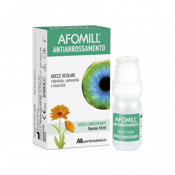 Afomill antiarrossamento 10 ml Gocce oculari per occhi irritati e arrossati