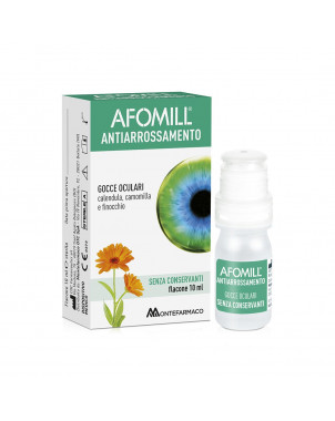 Afomill antiarrossamento 10 ml Gocce oculari per occhi irritati e arrossati