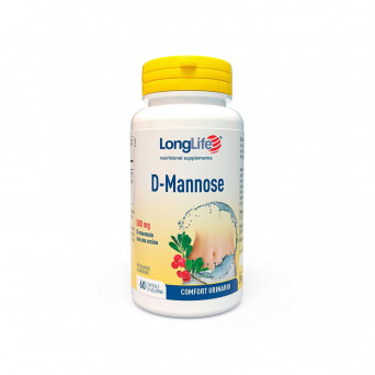 Longlife D-manosa 60 cápsulas Complemento alimenticio confort urinario