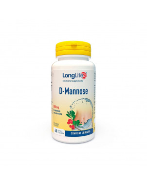 Longlife D-manosa 60 cápsulas Complemento alimenticio confort urinario