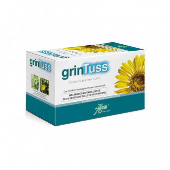 Grintuss herbal tea 20 sachets Balsamic and emollient for the well-being of the respiratory tract