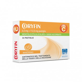 Coryfin C mandarina 24 caramelos