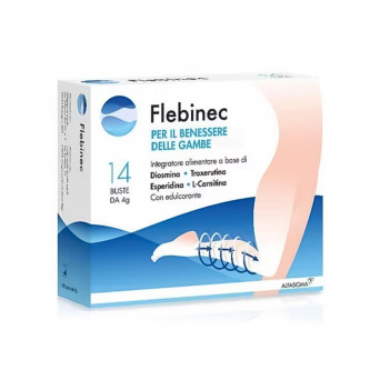 Flebinec 14 bustine Favorisce il benessere delle gambe