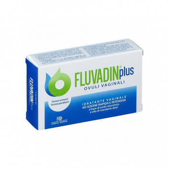 Fluvadin Plus 10 ovuli vaginali Idratante vaginale ad azione rapida e intensiva