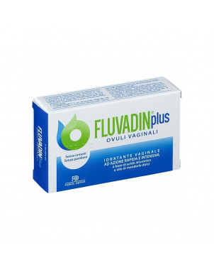 Fluvadin Plus 10 ovuli vaginali Idratante vaginale ad azione rapida e intensiva