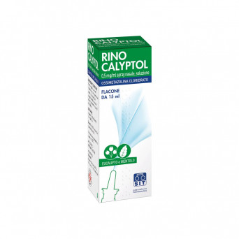 Rinocalyptol spray nasal 15 ml Indicado en caso de resfriado para el tratamiento de los síntomas de congestión nasal