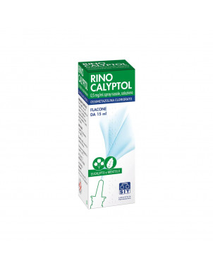 Rinocalyptol spray nasal 15 ml Indicado en caso de resfriado para el tratamiento de los síntomas de congestión nasal