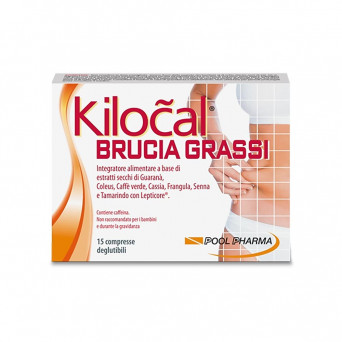 Kilocal brucia grassi 15 compresse favorisce l'equilibrio del peso e il metabolismo dei lipidi