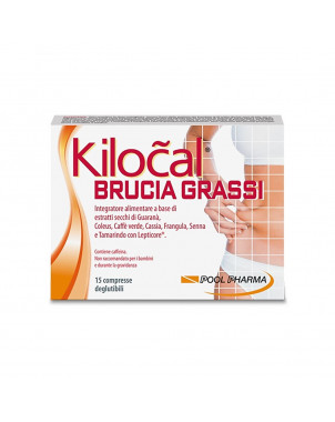 Kilocal brucia grassi 15 compresse favorisce l'equilibrio del peso e il metabolismo dei lipidi