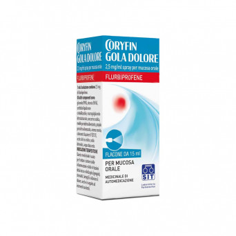 Coryfin gola dolore spray mucosa oral 15 ml