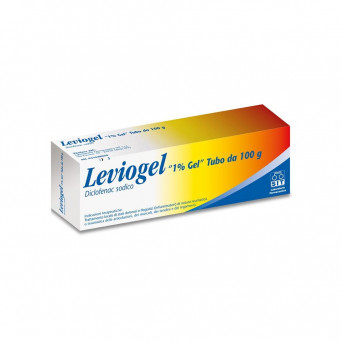 Leviogel 1% gel 100 g indicato per ridurre il dolore, il gonfiore e l'infiammazione.