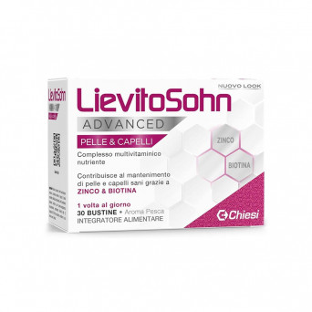 Lievitosohn advanced contribuisce al mantenimento di pelle e capelli sani grazie a Zinco e Biotina