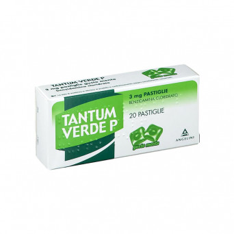 Tantum verde P 20 lozenges Relieves throat pain and reduces the inflammation that causes it