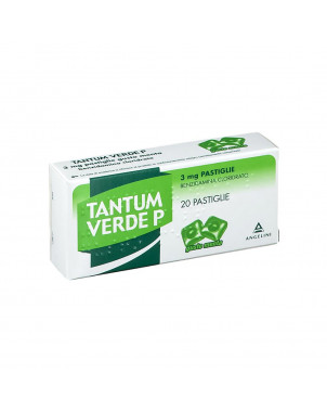 Tantum verde P 20 lozenges Relieves throat pain and reduces the inflammation that causes it