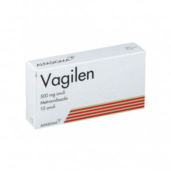 Vagilen 500 mg 10 óvulos vaginales indicado para el tratamiento de una infección de transmisión sexual