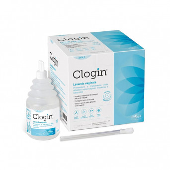 Clogin lavage vaginal 5 flacons utile pour nettoyer la muqueuse vulvo-vaginale