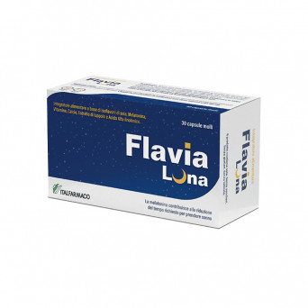 Flavia Luna 30 capsule la melatonina contribuisce alla riduzione del tempo richiesto per prendere sonno