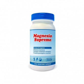 Magnesio Supremo 150 g riduce stanchezza e stress • mantiene ossa sane • sostiene le funzioni muscolari