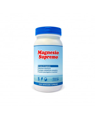 Magnesio Supremo 150 g riduce stanchezza e stress • mantiene ossa sane • sostiene le funzioni muscolari