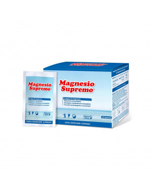 Magnesio Supremo 32 Bustine Riduzione stanchezza • sostiene metabolismo energetico • funzioni psicologiche e muscolari