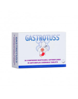 Gastrotuss antirreflujo 30 comprimidos indicado para el tratamiento del reflujo gastroesofágico y/o faringolaríngeo