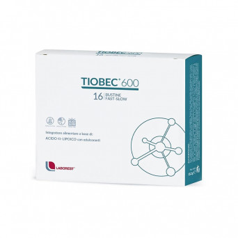 Tiobec 600 16 bustine integratore alimentare a base di Acido α-Lipoico