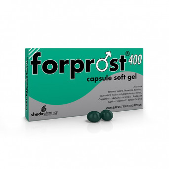 Forprost 400 15 capsule favorisce le normali funzionalità della prostata