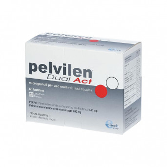 Pelvilen Dual Act 60 sachets useful for treating pelvic area disorders