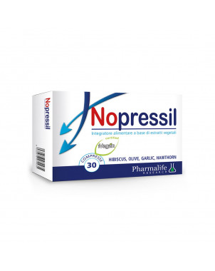 Nopressil 30 comprimidos complemento alimenticio regula la presión arterial, drenaje de líquidos corporales.