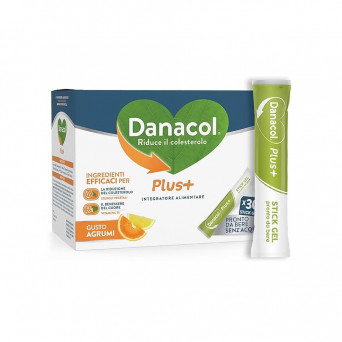 Danacol plus+ 30 stick ingredienti efficaci per la riduzione del colesterolo (steroli vegetali)