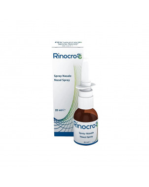 Rinocross nasal spray 20 ml lubricates and maintains the hydration and elasticity of the nasal mucosa