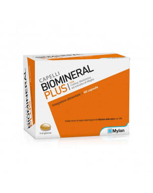 Biomineral plus 60 capsules food supplement with cystine, methionine and millet extract for hair health