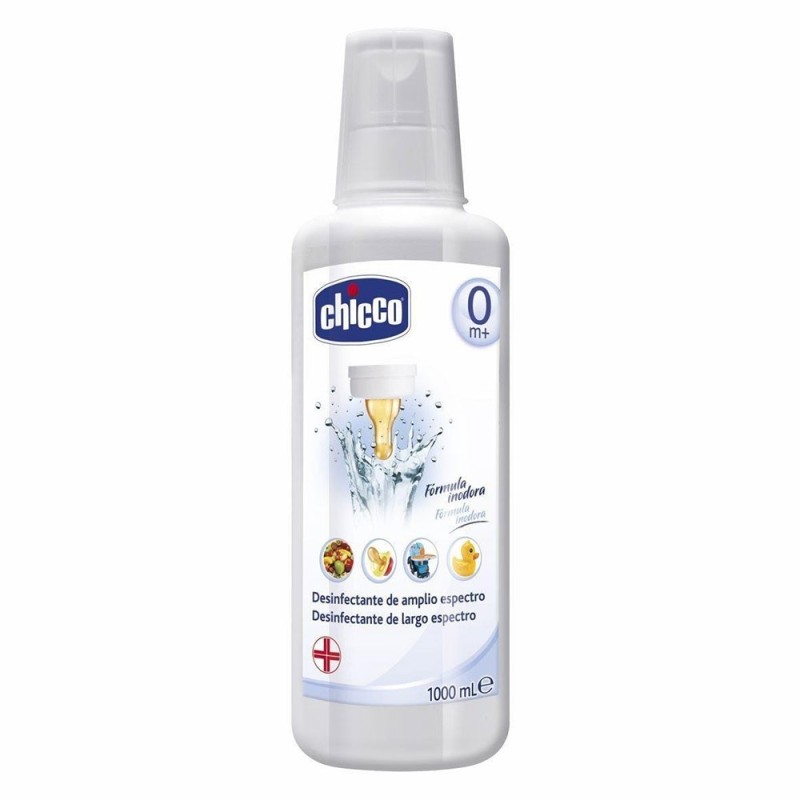 Chicco
Sterilsistem
disinfettante ad ampio spettro
0 mesi+
Flacone da 1 litro