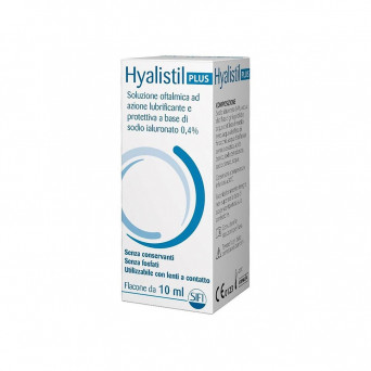 Hyalistil plus eye drops 10 ml with repairing and protective action