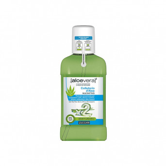 Aloevera2 collutorio aloe 250 ml formula concentrata per combattere carie, placca e tartaro.