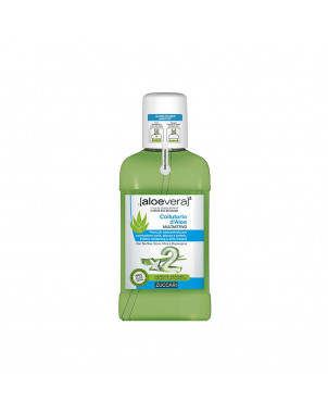 Aloevera2 enjuague bucal de aloe 250 ml fórmula concentrada para combatir las caries, la placa y el sarro.