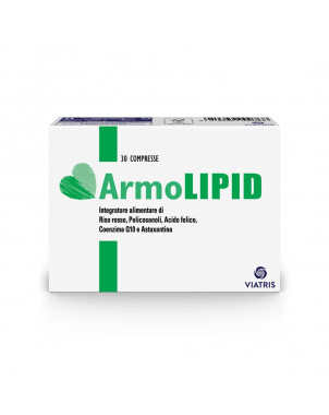 Armolipid 30 tablets food supplement indicated to support lipid metabolism