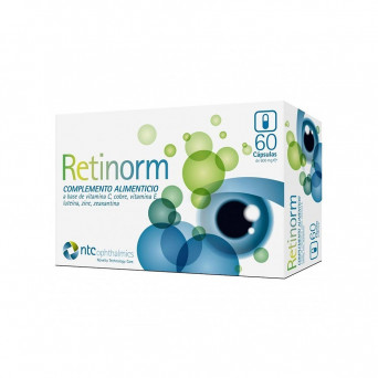 Retinorm 60 capsules counteracts cellular aging of the retinal tissue of the eye