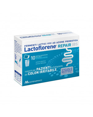 Lactoflorene repair 10 bustine per il mantenimento dell'equilibrio della flora batterica intestinale