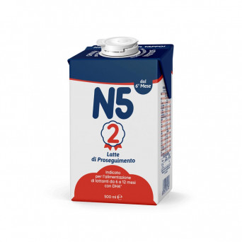 N5 2 Follow-on liquid milk 500 ml Suitable for feeding infants from 6 to 12 months