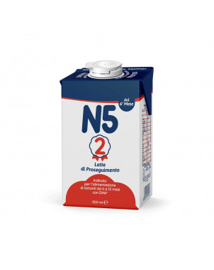 Lait de suite liquide N5 2 500 ml Convient à l'alimentation des nourrissons de 6 à 12 mois