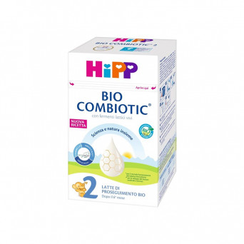 Hipp bio combiotic 2 latte 600 g contiene ingredienti necessari per la normale crescita e lo sviluppo osseo