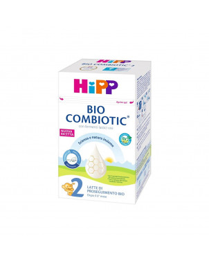 Hipp bio combiotic 2 latte 600 g contiene ingredienti necessari per la normale crescita e lo sviluppo osseo